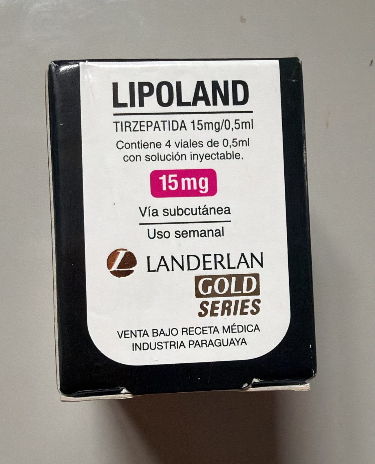 Lipoland 15 — Landerlan Gold Series (4 ampolas)
