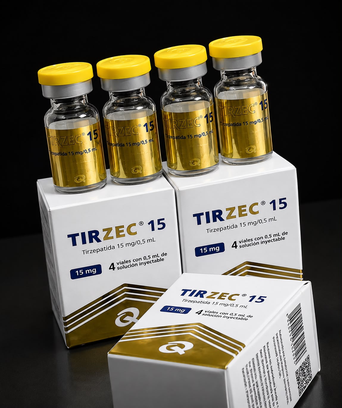 Tirzec 15 — caixa com 4 ampolas